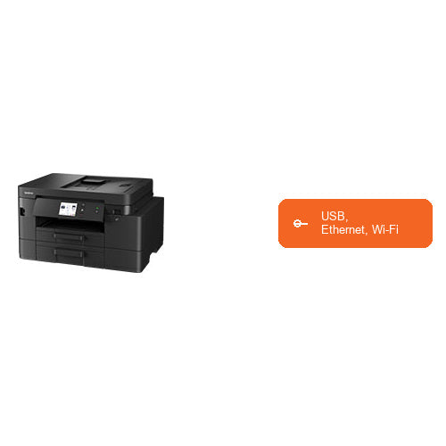 Características de la impresora de etiquetas Brother MFC-J4550DW MFCJ4550DWRE1: USB, Ethernet, Wi-Fi