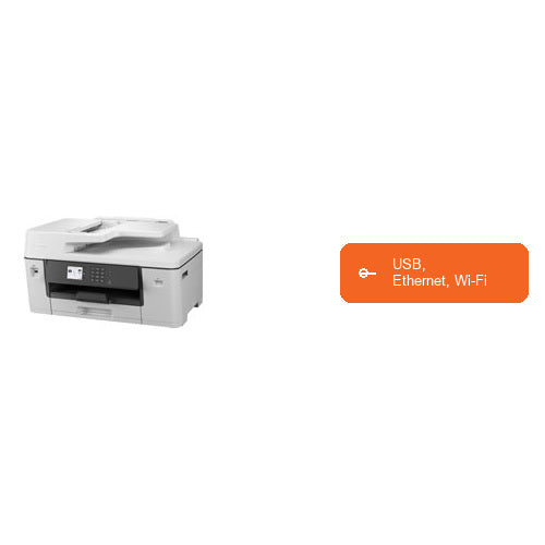 Características de la impresora de etiquetas Brother MFC-J6540DWE MFCJ6540DWERE1: USB, Ethernet, Wi-Fi