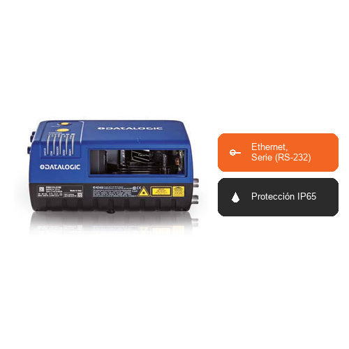 Características del lector de códigos de barras Datalogic DS8110 932500002: Ethernet, Serie (RS-232), Protección IP65