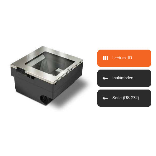 Características del lector de códigos de barras Datalogic MAGELLAN 3550HSI M3553-010210-07203: Lectura 1D, Inalámbrico, Serie (RS-232)
