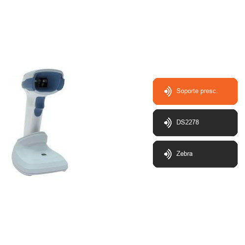 Características de Zebra Soporte presc. DS2278-HCBU2100PRR: Soporte presc., DS2278, Zebra