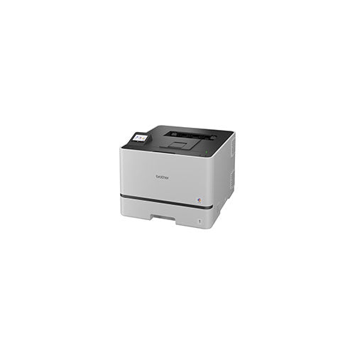 Detalle de la impresora de etiquetas Brother HL-L8430CDW con su zona de trabajo