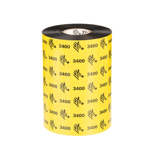 Zebra Cinta para etiquetas - Ribbon 3400 WAX/RESIN 89MM - SKU: 03400BK08945