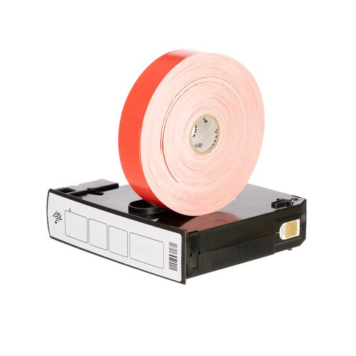 Zebra Etiqueta multiusos - Z-BAND SPLASH WRISTBAND25X254MM 350 BAND/CARTR RED CAJA DE 6 - SKU:10012717-1K