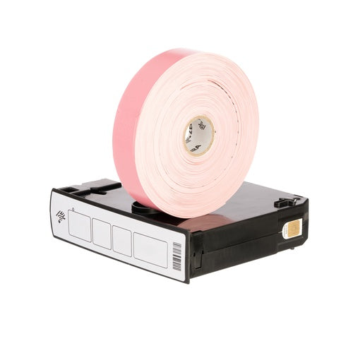Zebra Etiqueta multiusos - Z-BAND SPLASH WRISTBAND25X254MM 350 BAND/CARTR ROSA CAJA DE 6 - SKU:10012717-5K