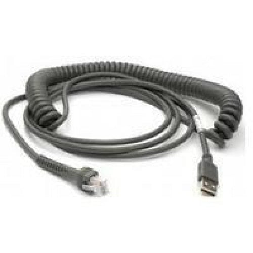 Datalogic Cable de transferencia de datos - CBL ASY USB TIPO A ENHANCED ENHANCED COIL POT 5M - SKU:90A052066