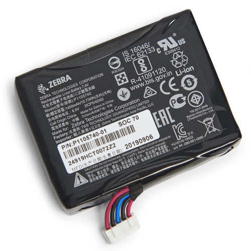 Zebra Batería - BATERÍA DE REPUESTO DE 1500 MAH PARA ZQ210. - REFERENCIA:BTRY-MPV-15MA1-01