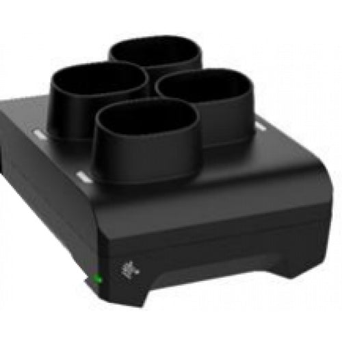 Zebra Cuna - BATERÍA INALÁMBRICA DE 4 RANURAS CS6080 SHARECRADLE FUENTE DE ALIMENTACIÓN INDUCTIVA BLK DC - SKU:CR6080-BC40004WW