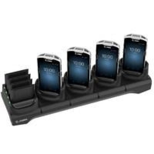 Zebra Cuna - TC51/56 5-SLOT CO CRADLE CARGADOR DE BATERÍA DE REPUESTO DE 4 RANURAS F/HASTA 4 DEV - SKU:CRD-TC51-5SC4B-01