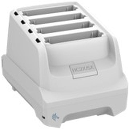 Zebra Cargador de batería multibahía - HC2X/HC5X HC BLANCO CARGADOR DE BATERÍA DE 4 RANURAS para hasta 4 baterías de iones de litio - SKU:SAC-HC2L5L-4SCHG