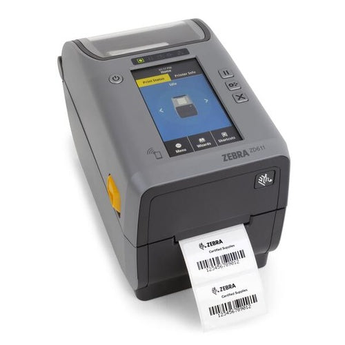 Zebra Impresora de transferencia térmica - ZD611 TT PRNT (74M) LCD TÁCTIL A COLOR 300 DPI USB/ HOST ETH BTLE5 - SKU:ZD6A123-T0EE00EZ