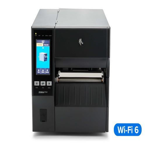 Zebra Impresora de transferencia térmica - ZT421 TT 6IN 203 DPI SERIAL USB 10/100 ETH BT 5.3/MFI WI-FI 6 80 - SKU:ZT42162-T0EG000Z