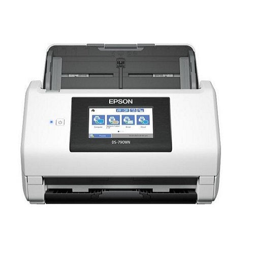 Vista trasera del escáner Epson WorkForce DS-790WN