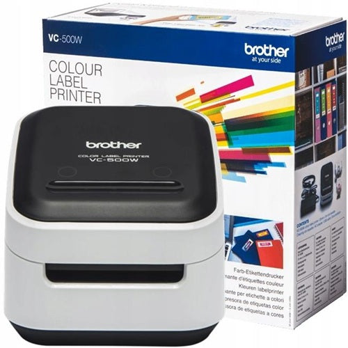 Brother impresora de etiquetas a color compacta para organización y personalización de productos SKU VC500WZ11 projit.es