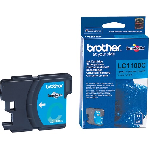 Brother cartucho de tinta cian para impresoras MFC-6490CW impresión documentos SKU LC1100C projit.es