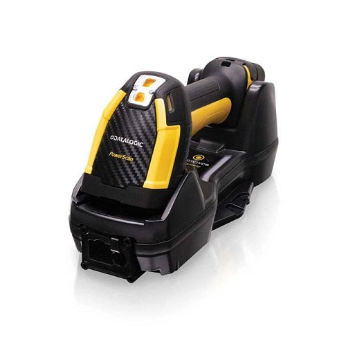 Escáner industrial Datalogic PowerScan PM9600-AR433RBK10 Auto Range 433 MHz vista frontal SKU PM9600-AR433RBK10 PROJIT España