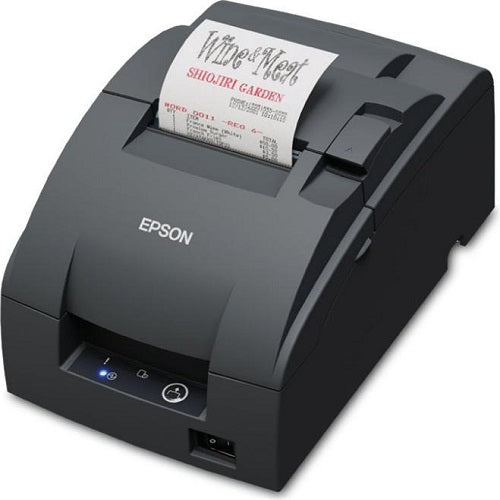 Panel frontal y botones de la Epson TM‑U220IIB