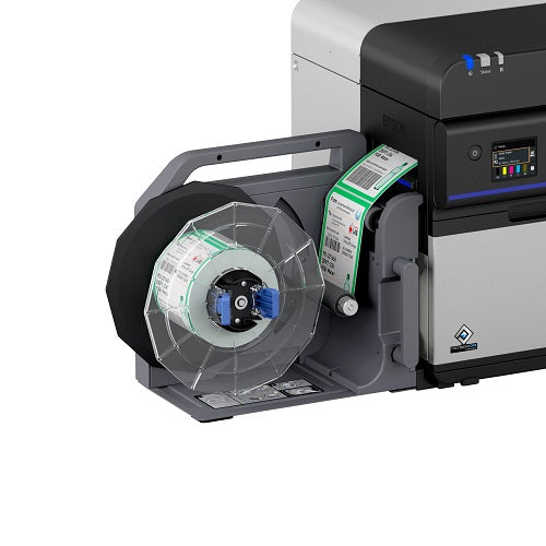 Detalle del mecanismo de rebobinado de la Epson TU‑RC8000