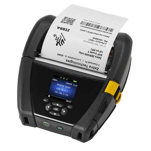Zebra ZQ630 Plus imprimiendo etiqueta de envío