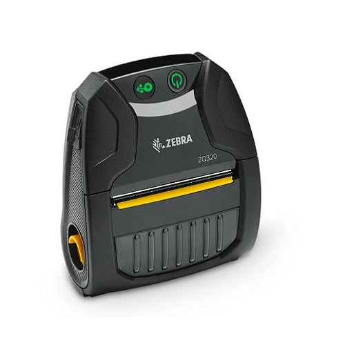 Vista lateral de la impresora térmica Zebra ZQ320 Plus