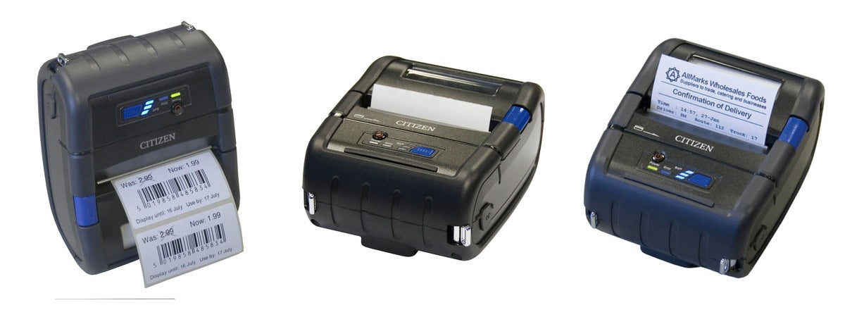 Imagen de la familia Citizen CMP-30II con sus equipos