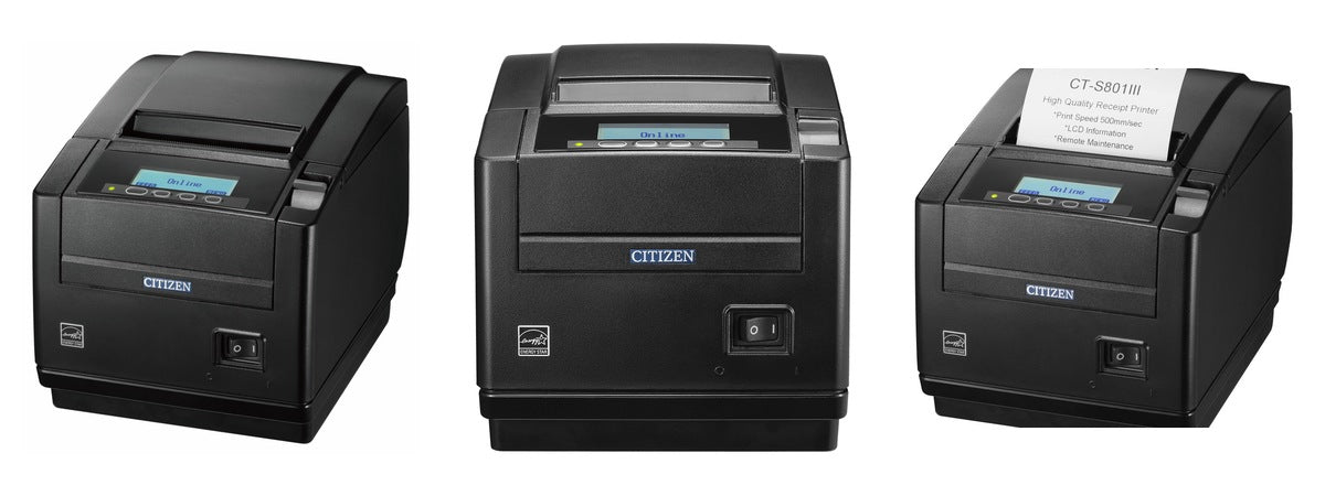 Imagen de la familia Citizen CT-S801III con sus equipos