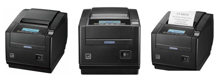 Imagen de la familia Citizen CT-S801III con sus equipos