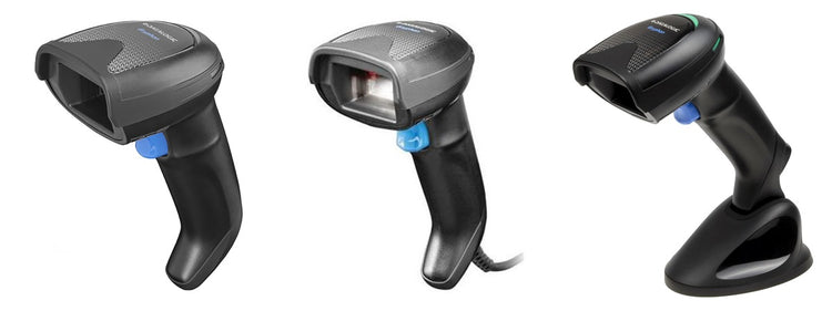 Imagen de la familia Datalogic Gryphon GD4590 con sus equipos