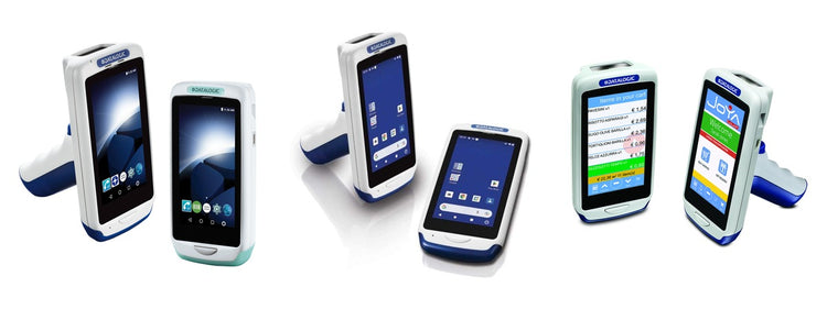 Imagen de la familia Datalogic Joya Touch 22 con sus equipos