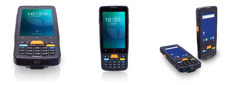 Imagen de la familia Datalogic Memor K con sus equipos