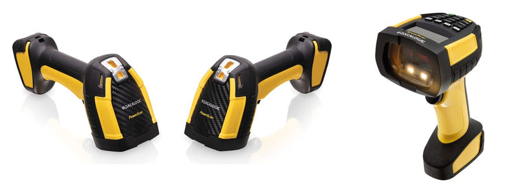 Imagen de la familia Datalogic PowerScan PBT9600 con sus equipos