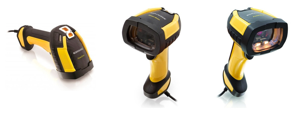 Imagen de la familia Datalogic PowerScan PD9630 con sus equipos