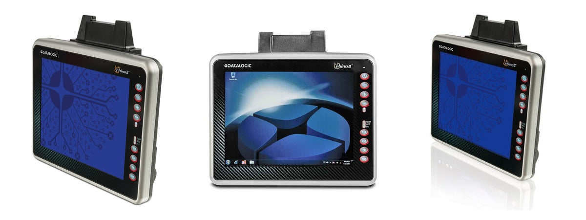 Imagen de la familia Datalogic Rhino II con sus equipos