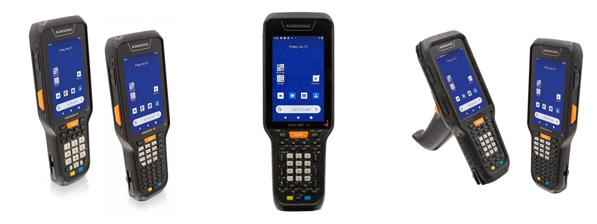 Imagen de la familia Datalogic Skorpio X5 con sus equipos