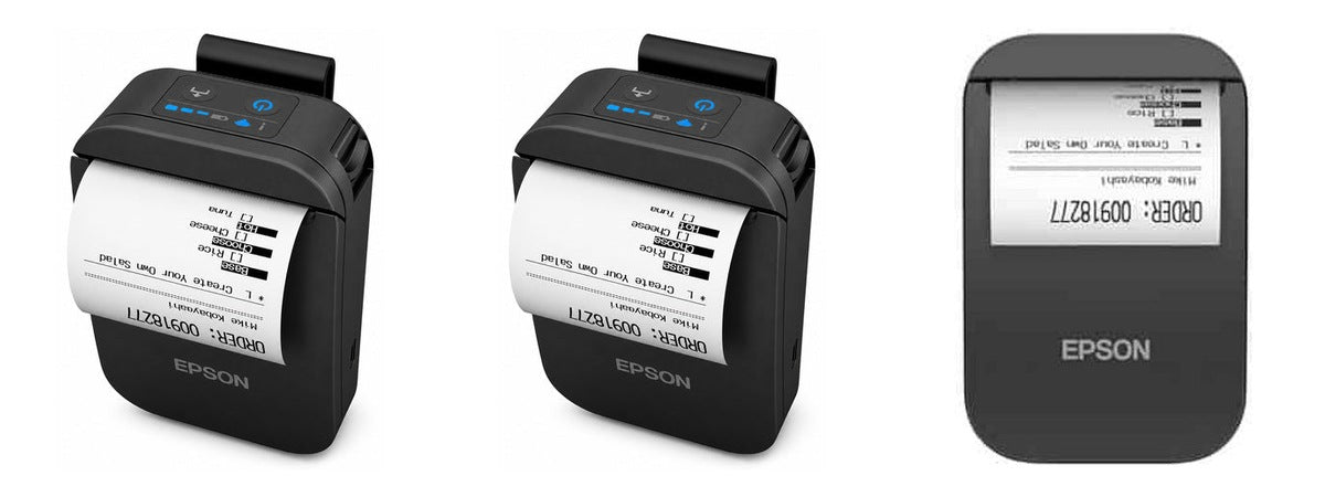 Imagen de la familia Epson TM-P20II con sus equipos
