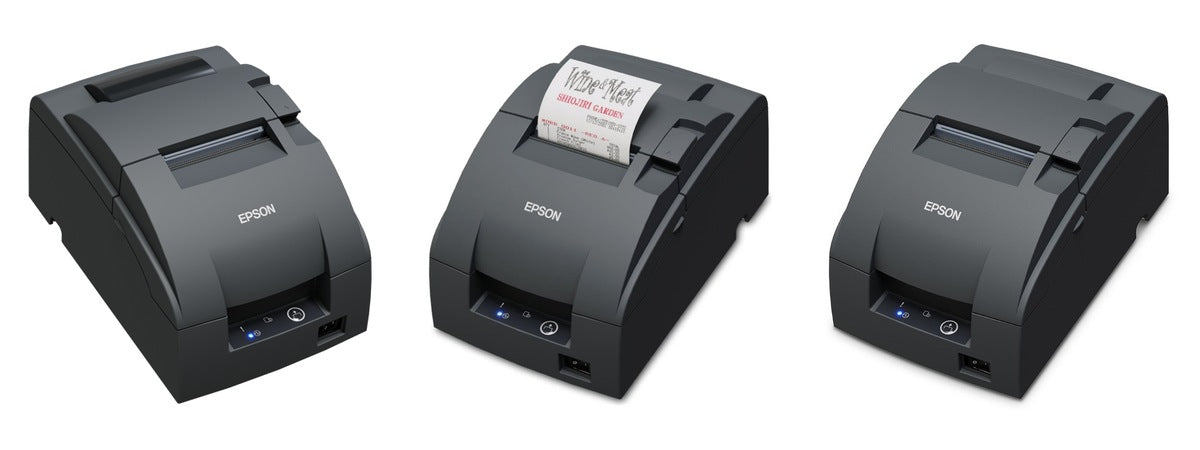 Imagen de la familia Epson TM-U220IIB con sus equipos