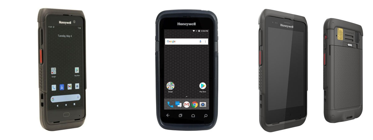 Imagen de la familia Honeywell CT60 XP con sus equipos