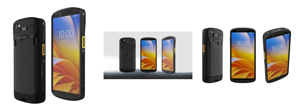 Imagen de la familia Zebra TC53 con sus equipos