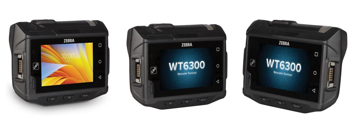 Imagen de la familia Zebra WT6300 con sus equipos
