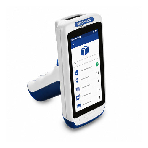 Terminal de mano Datalogic JOYA TOUCH 911400032 en uso sobre fondo blanco