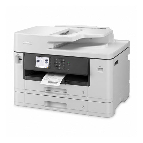 Impresora de etiquetas Brother MFC-J5740 MFCJ5740DWRE1 en uso sobre fondo blanco
