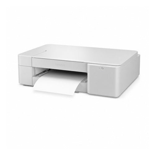 Impresora de etiquetas Brother 1200X4800DPI MFCJ6940DWRE1 en uso sobre fondo blanco