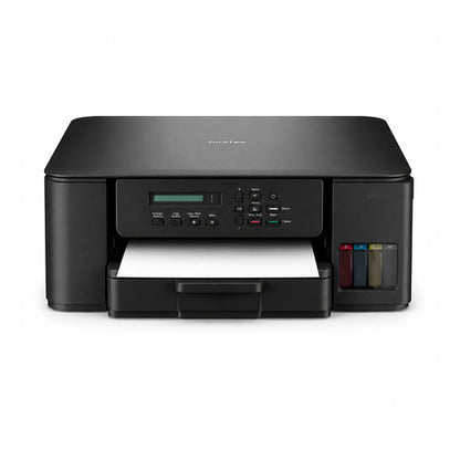 Impresora de etiquetas Brother DCP-T580DW DCPT580DWRE1 en uso sobre fondo blanco