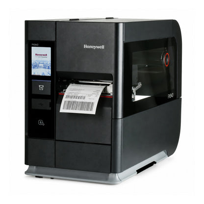 Impresora de etiquetas Honeywell PX94 PX940V30100061200 en uso sobre fondo blanco