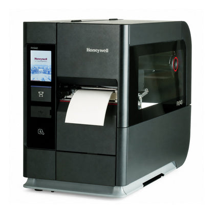 Impresora de etiquetas Honeywell PX940 PX940V30100060200 en uso sobre fondo blanco