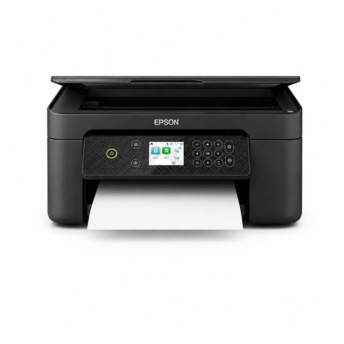 Impresora de etiquetas Epson XP-4200 C11CK65403 en uso sobre fondo blanco