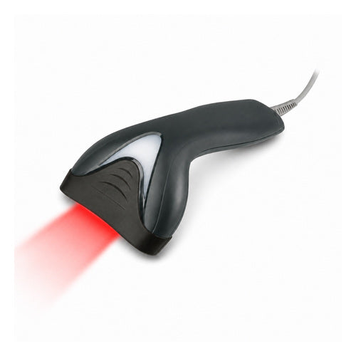 Lector de códigos de barras Datalogic TD1170 TD1170-BK-90 en uso sobre fondo blanco
