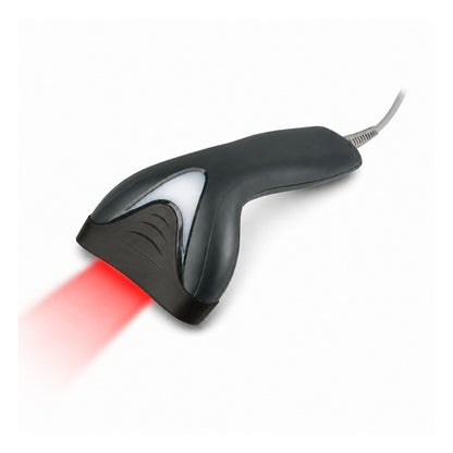 Lector de códigos de barras Datalogic TD1170 TD1170-BK-90 en uso sobre fondo blanco