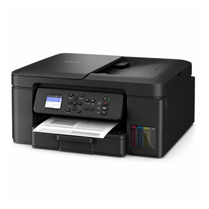 Impresora de etiquetas Brother DCP-T780DW DCPT780DWRE1 en uso sobre fondo blanco