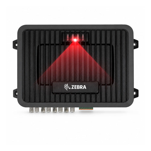 Equipo RFID Zebra FX9600 FX9600-42325A50-E8 en uso sobre fondo blanco